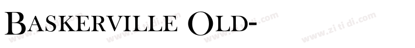 Baskerville Old字体转换